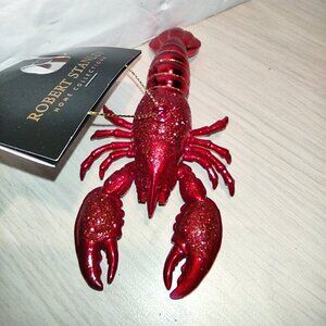 Red Lobster Beach Ornament by Robert Stanley